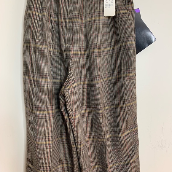 | new | plaid high waist pants | size 8 - Picture 4 of 6